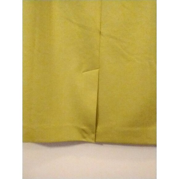 Lane Bryant Ponte Skirt Zip Back Pencil Stretch Women's Spring Green - Size 18 - Picture 5 of 9